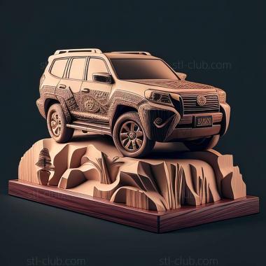 3D модель Toyota Land Cruiser Prado (STL)